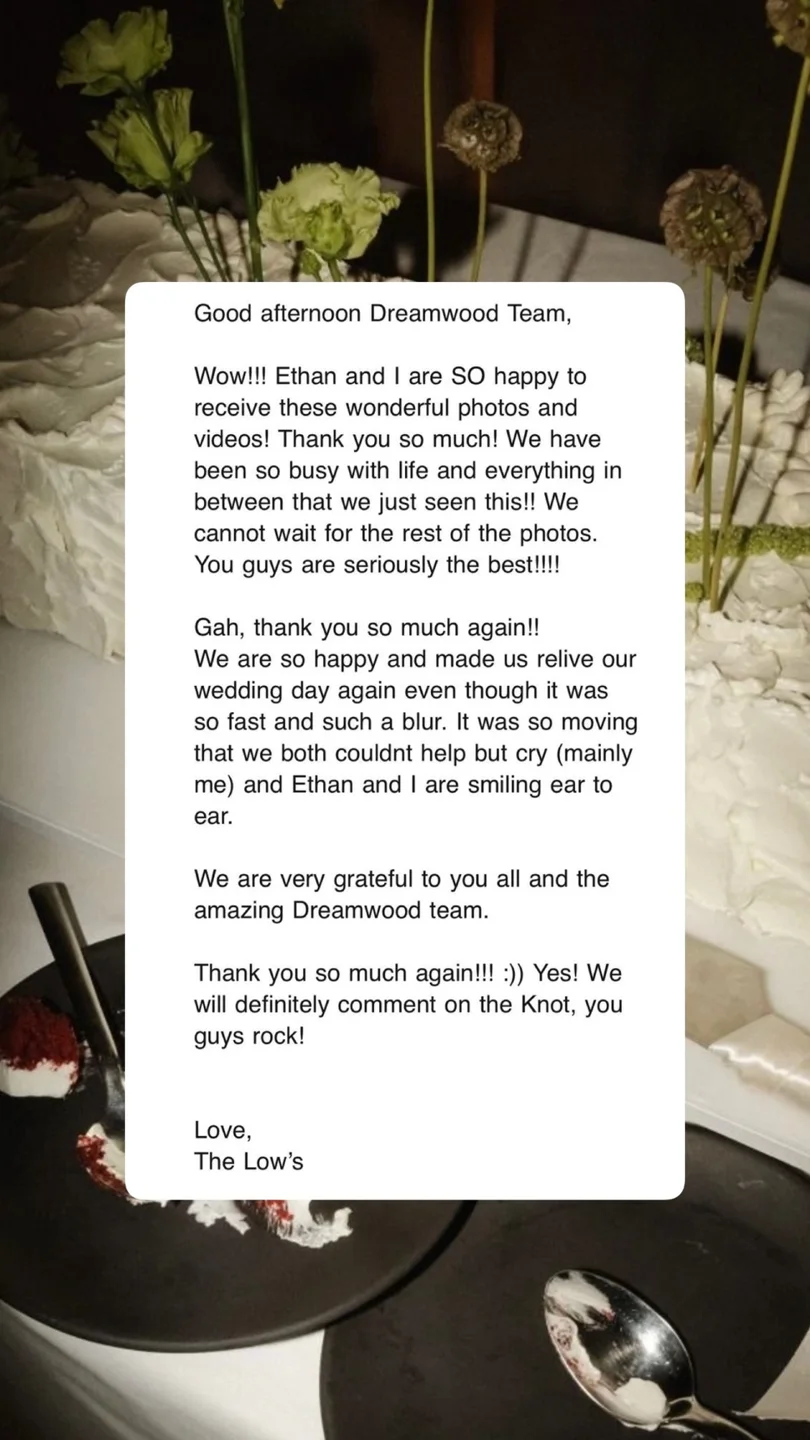 A couple’s original review of our creative team