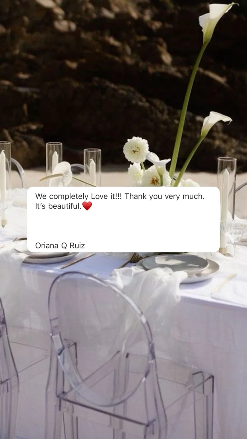 Oriana Q Ruiz says the result is beautiful and completely loved.
