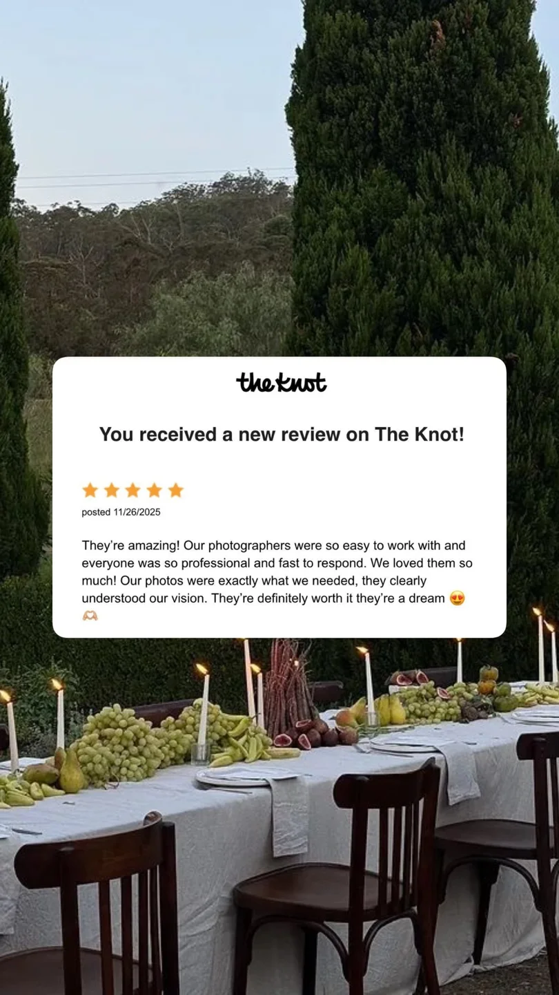 A couple’s original review of our creative team