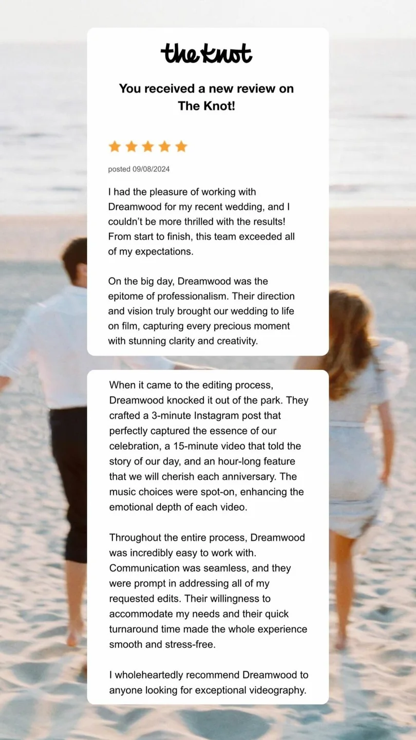 A couple’s original review of our creative team