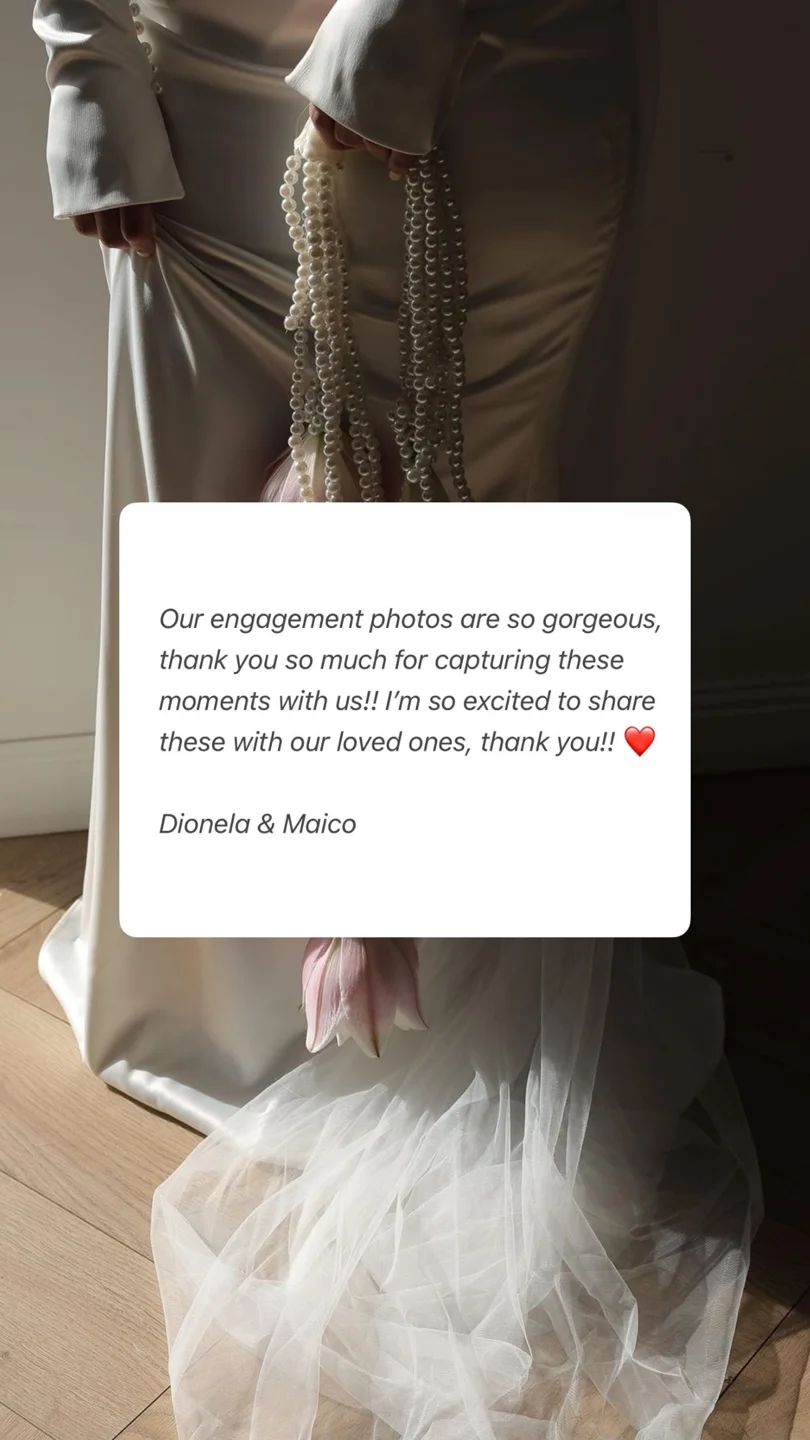 Dionela and Maico love their engagement photographs and look forward to sharing them with loved ones.