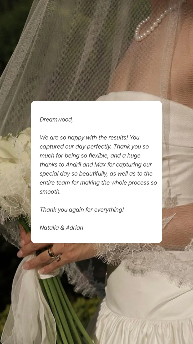 A couple’s original review of our creative team