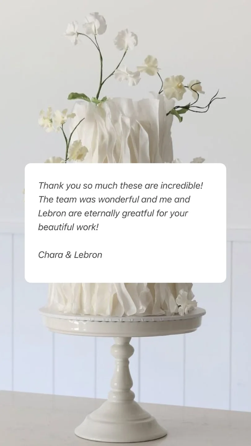 Chara and Lebron thank the team for beautiful work and a wonderful experience.
