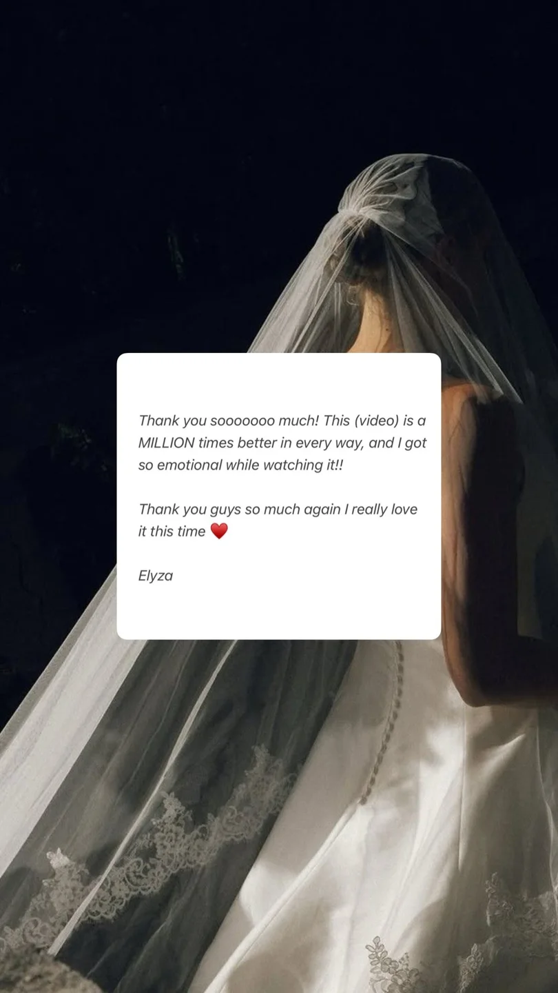 A couple’s original review of our creative team