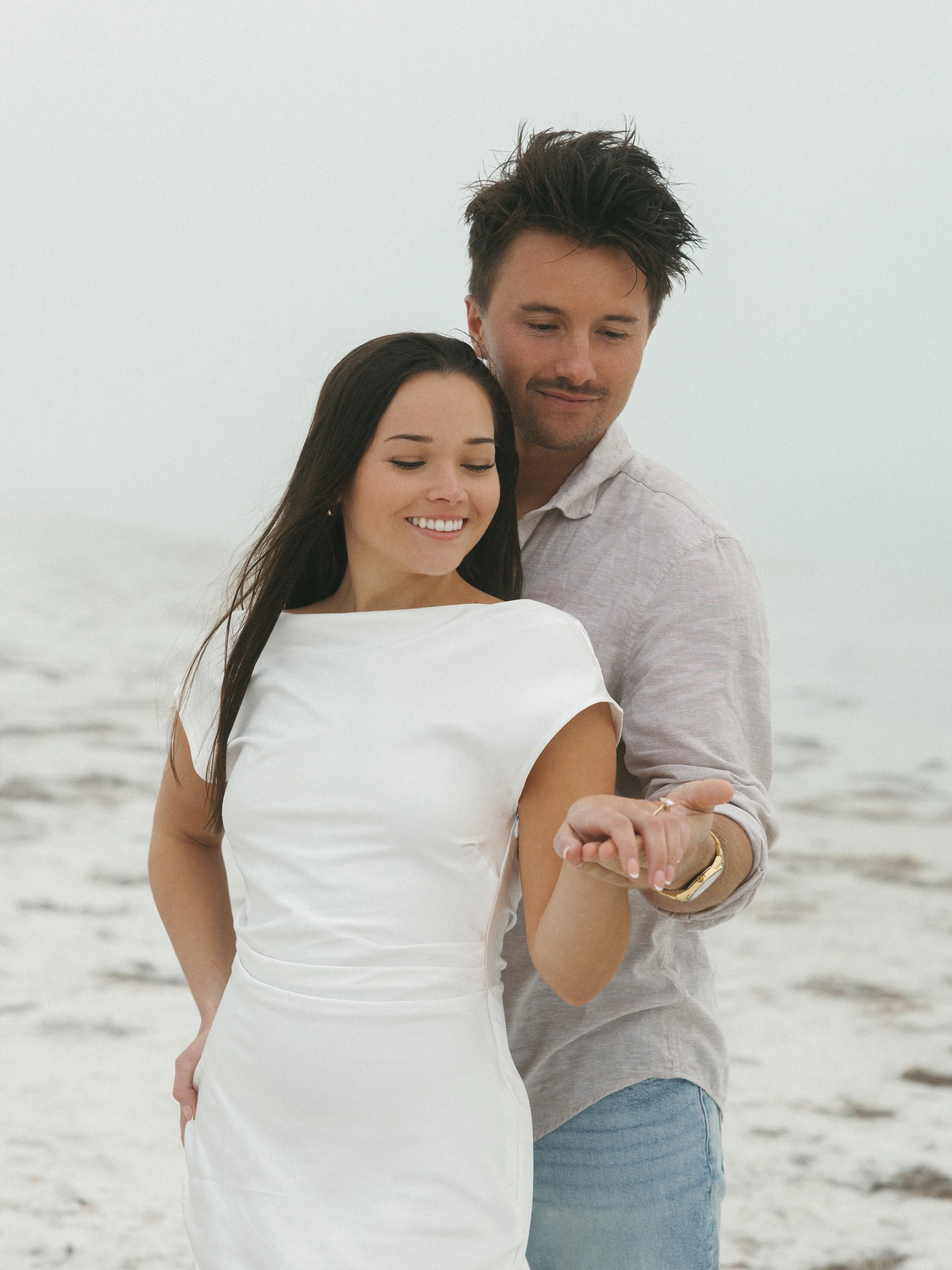 Emily and Carson engagement
