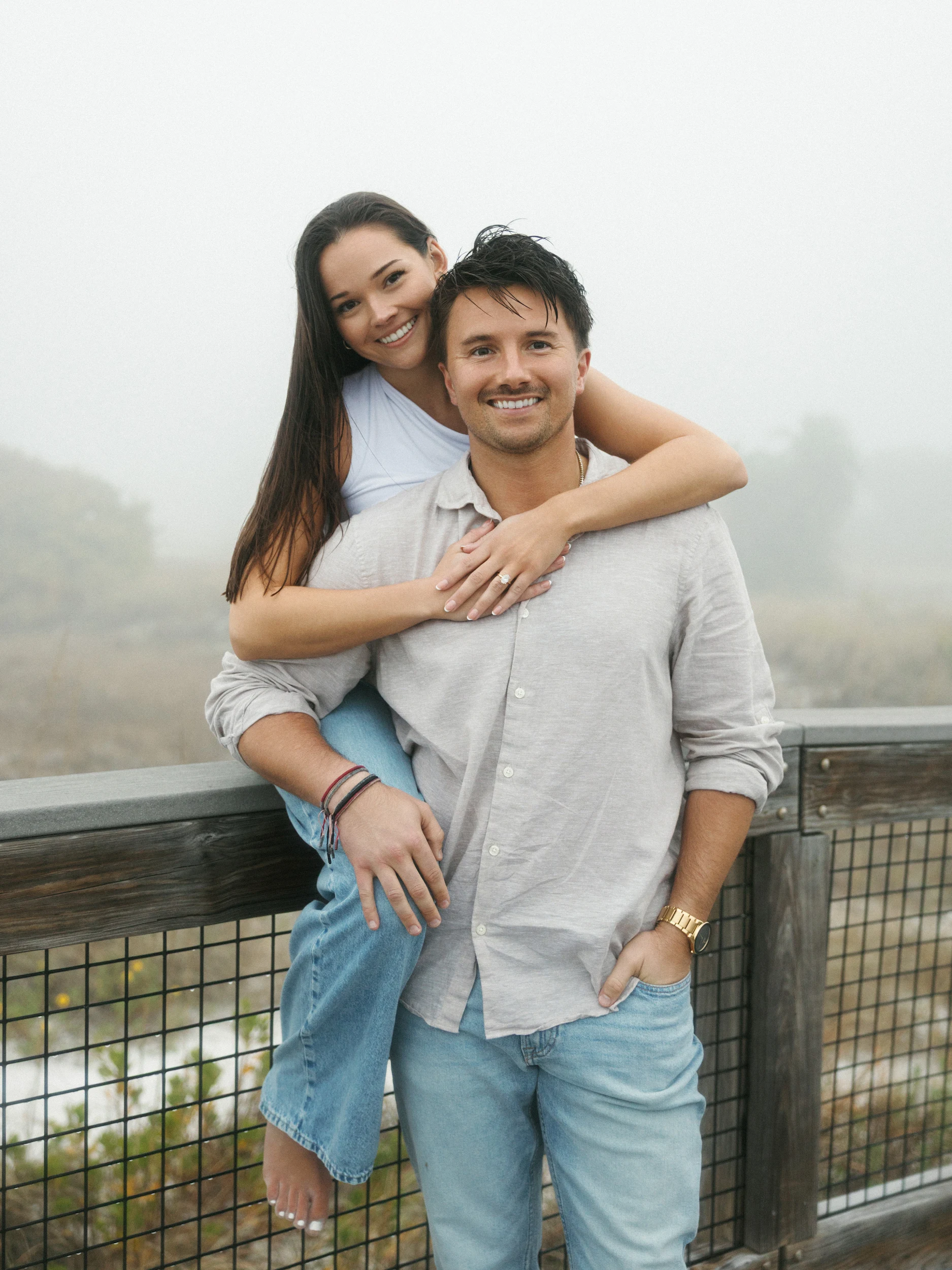 Emily and Carson engagement