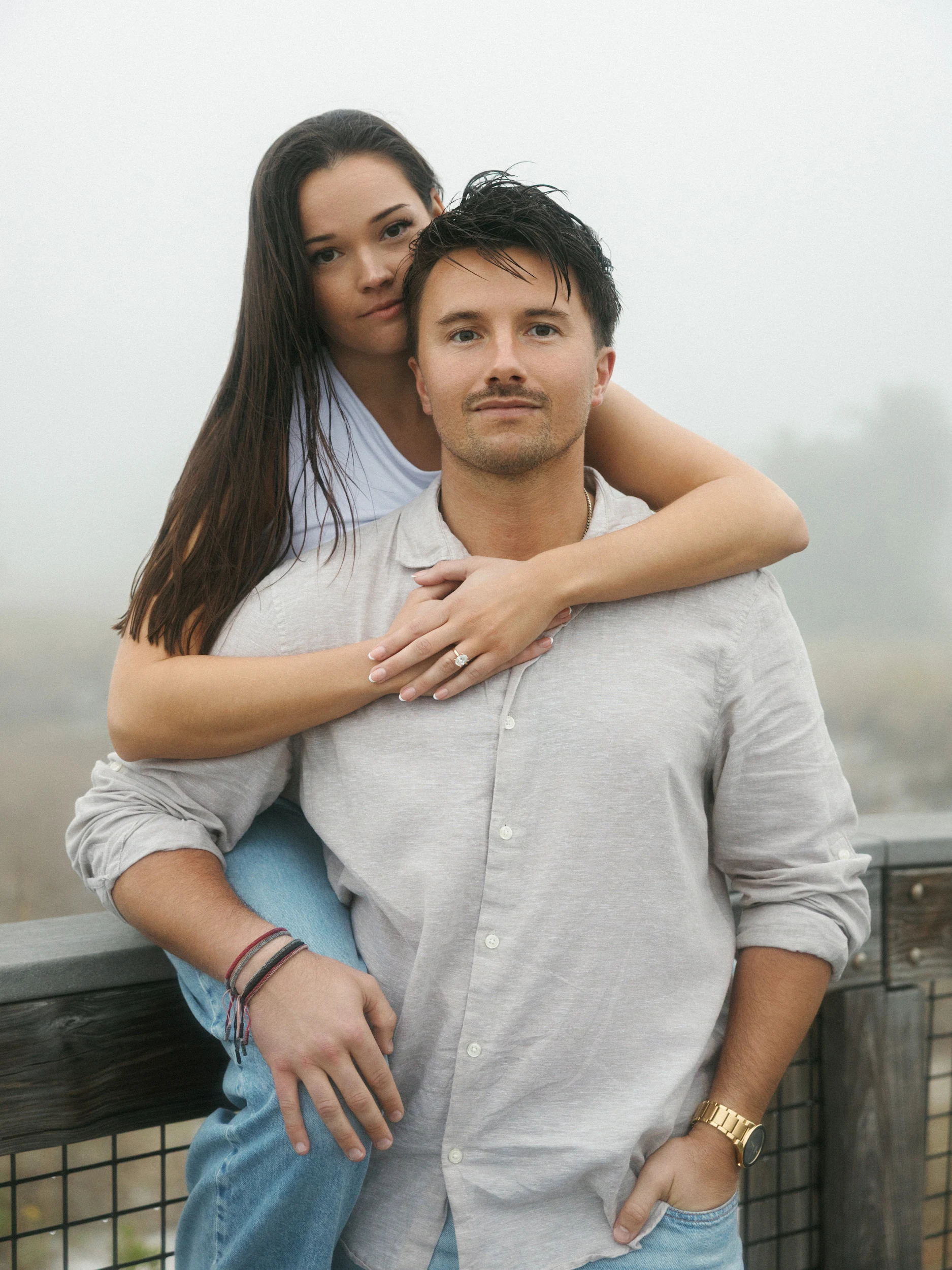 Emily and Carson engagement