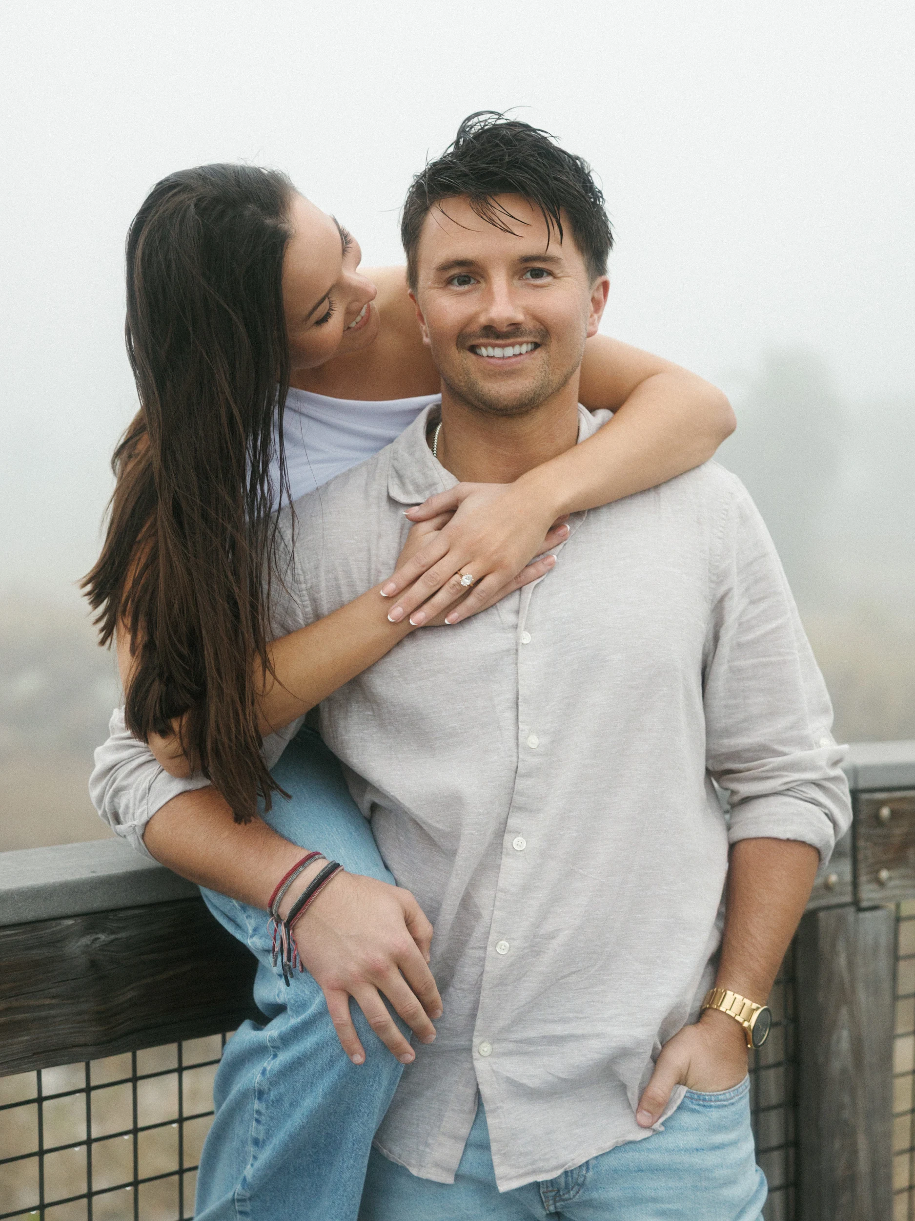 Emily and Carson engagement