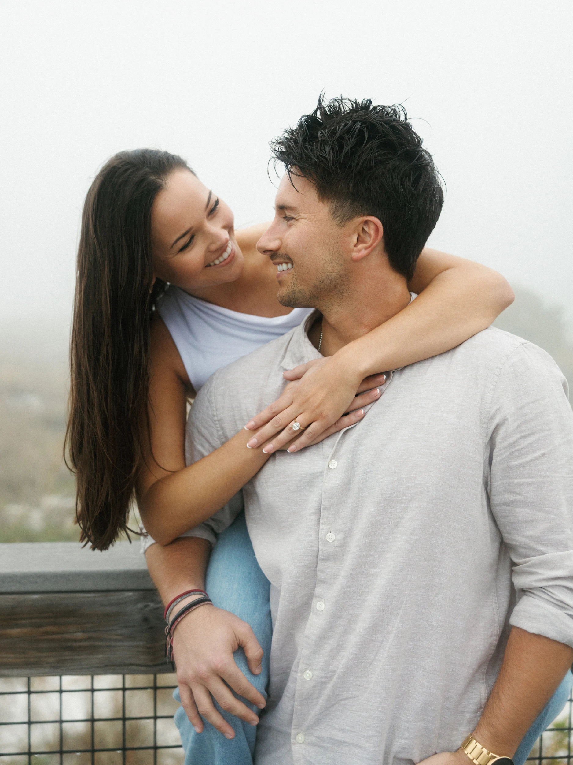 Emily and Carson engagement