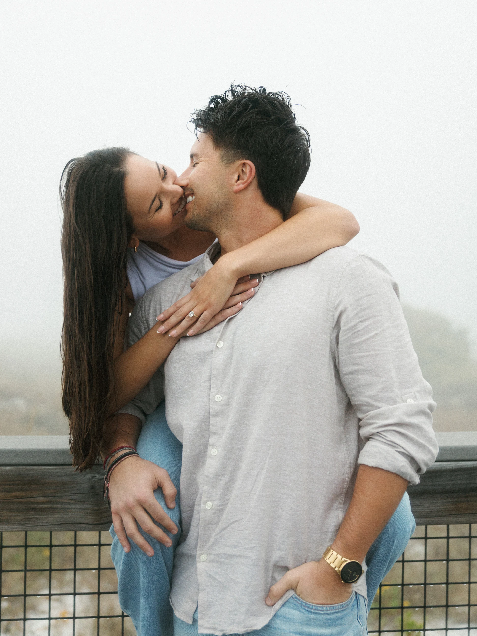 Emily and Carson engagement