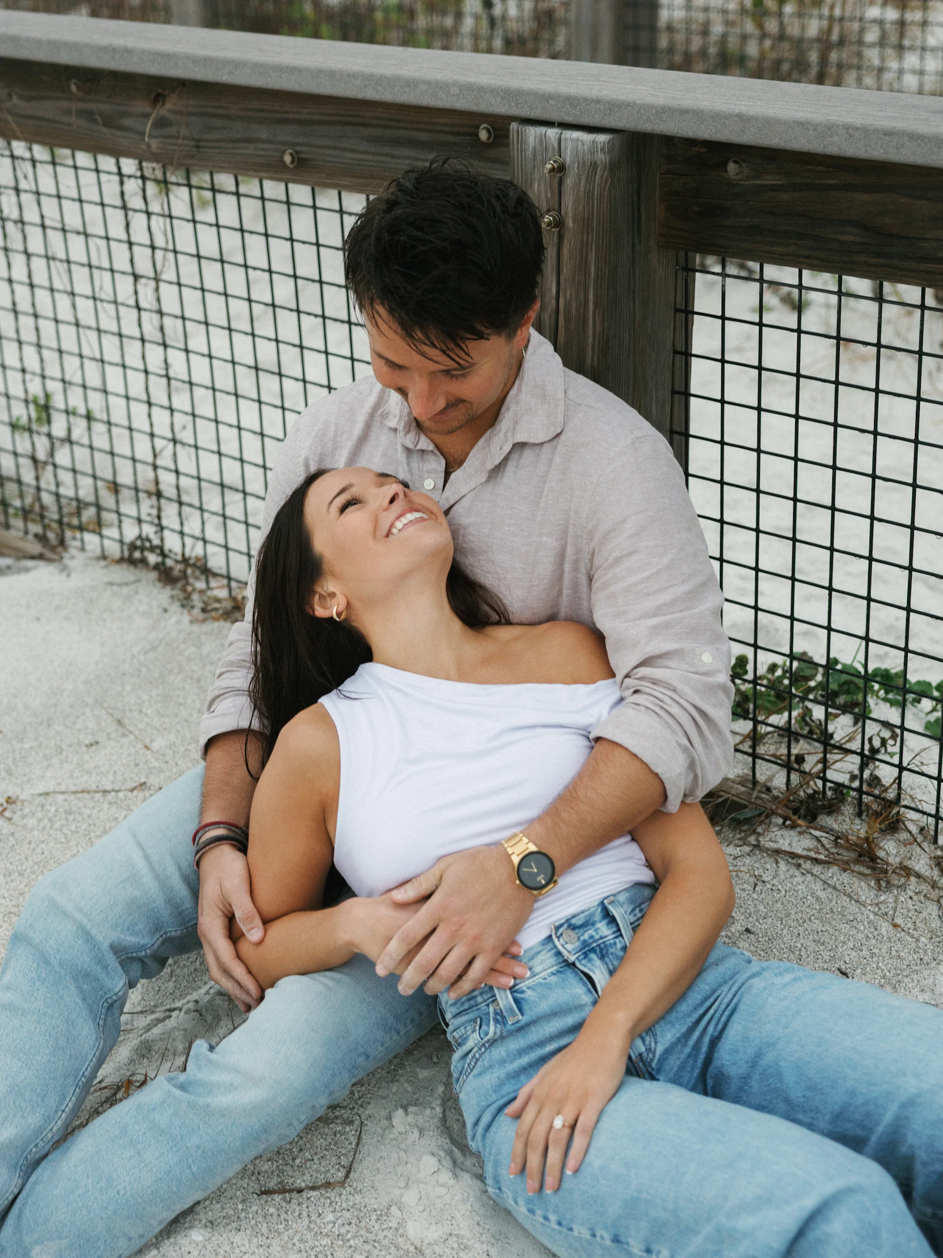 Emily and Carson engagement
